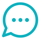 Icon of a speech bubble