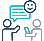 Icon of therapy discussion