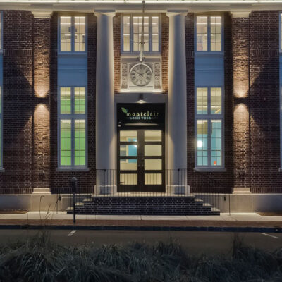 Entrance view of the Montclair Speech Therapy office building in New Jersey